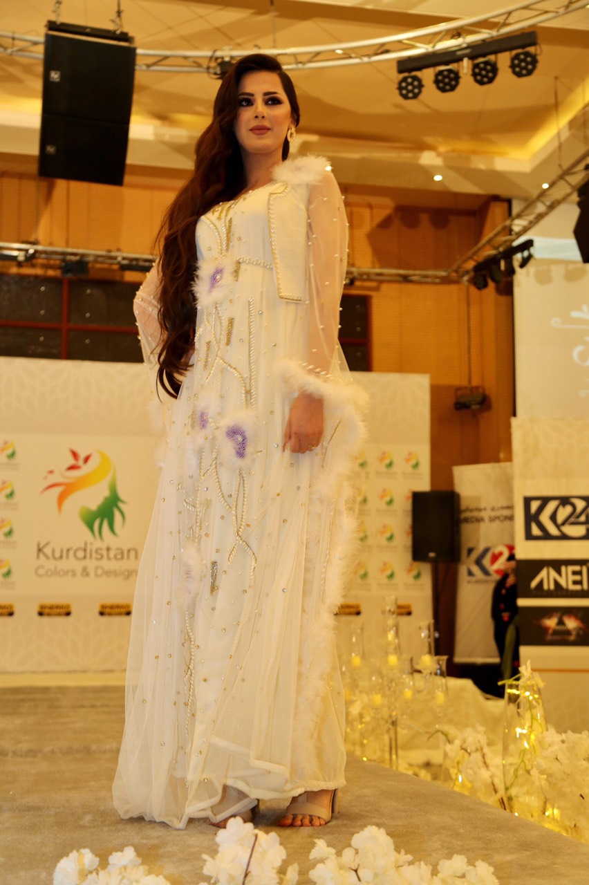 A Kurdish fashion design contest in the Kurdistan Region's Sulaimani, Feb. 1, 2019. (Photo: Kurdistan 24/Ibrahim Fatah)